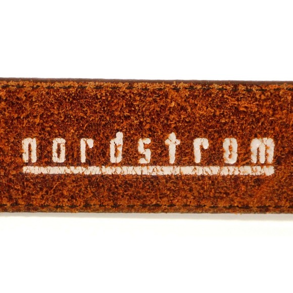 VTG Nordstrom BROWN GENUINE LEATHER 1 1/8"Wd CASUAL DRESS WOMEN'S BELT XL (41D - Picture 8 of 10